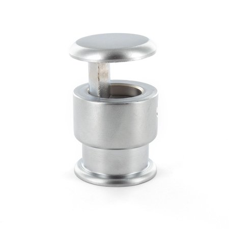 Outwater Round Standoffs, 1 in Bd L, Chrome, 1 in OD 3P1.56.00599